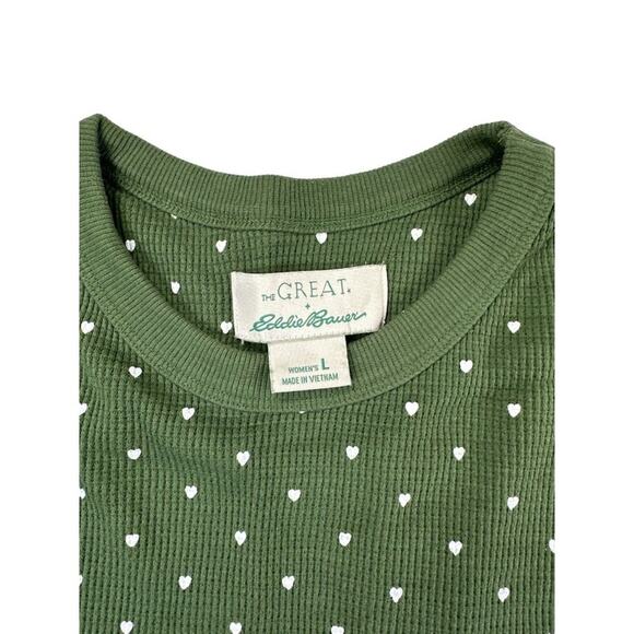 The Great x Eddie Bauer - Polka Dot PJ Set in Green - Picture 4 of 6